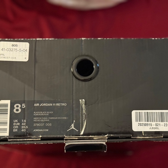 Pre-Owned Jordan 11 cap and gown men’s 8.5 - Picture 2 of 11